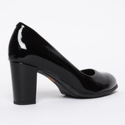 The Tall Pump Black Patent back. Size 12 women's shoes