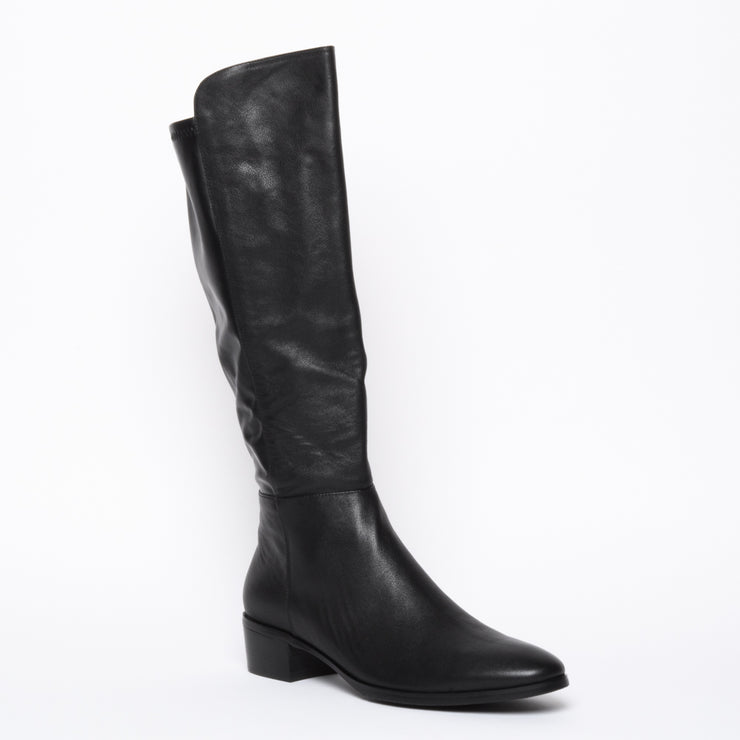 Tetley Black Stretch front. Size 11 women's boots 