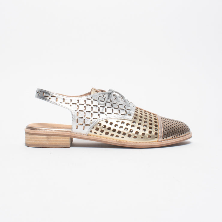 DJ Addy Metallic Shoe side. Size 42 womens shoes