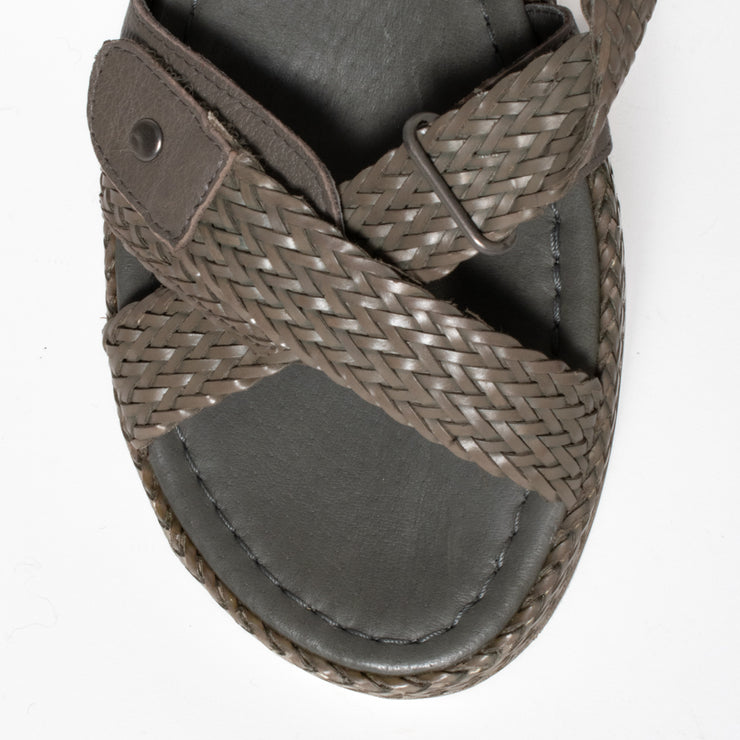 Django and Juliette Adelyna Dk Khaki Sandal toe. Size 42 womens shoes