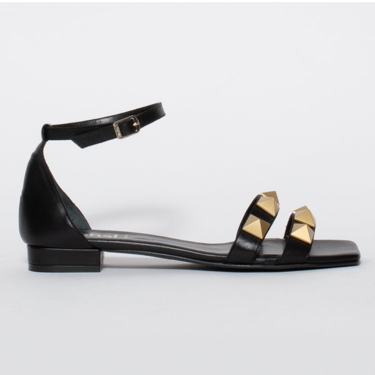 Dansi Althea Black Sandal side. Size 42 womens shoes