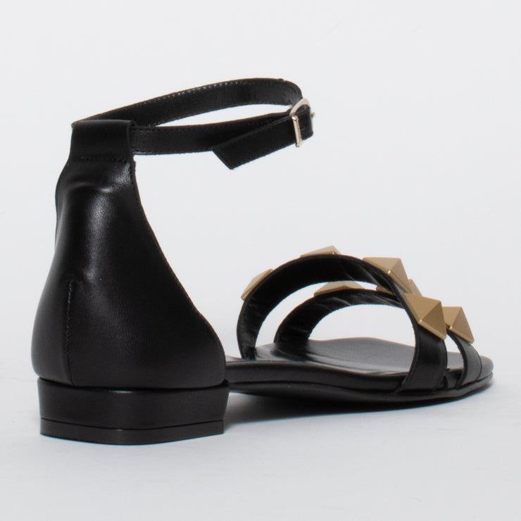 Dansi Althea Black Sandal back. Size 44 womens shoes