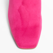 Bresley Andi Hot Pink Stretch Ankle Boot toe. Size 46 womens shoes