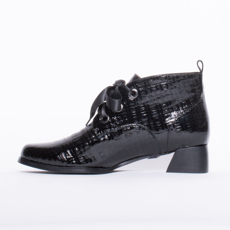 Ankara Black Check Patent