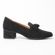 Bresley Ansett Black Suede Shoe side. Size 42 womens shoes