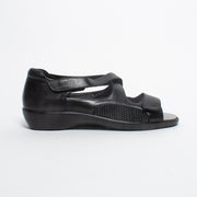 Pure Comfort Arabel Black Sandal side. Size 42 womens shoes
