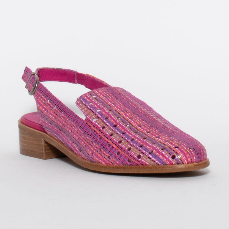 Bresley Asp Fuchsia Jive front. Size 44 women's slingback