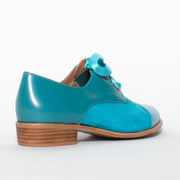 Bresley Avit Turquoise Multi Shoe back. Size 44 womens shoes