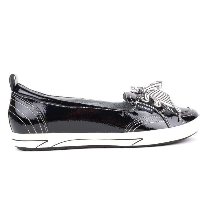 Frankie4 Sophie Black Patent side. Size 11 womens shoes