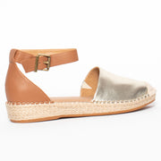 Hush Puppies Baleal Tan Champagne side. Size 45 women's shoe