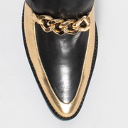 Tamara London Bambino Black Gold Shoes toe. Womens size 44 shoes