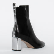 Tamara London Banti Black Silver Ankle Boots High back. Size 44 women’s ankle boots