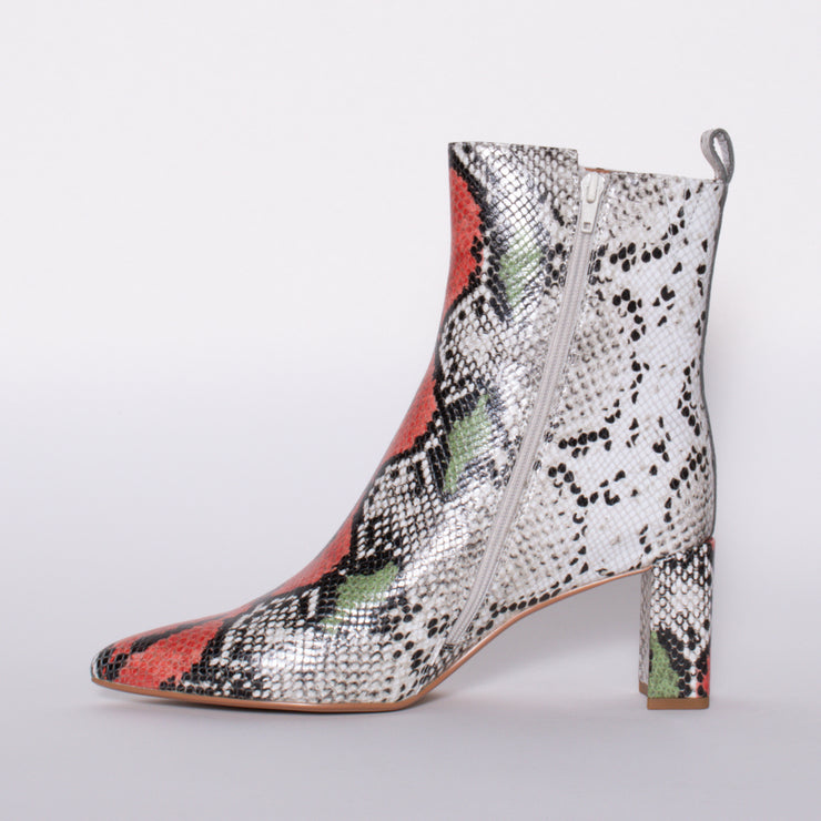 Tamara London Banti Multi Snake Print Ankle Boot inside. Size 45 womens shoes