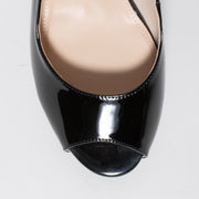 Katie N Me Barb Black Patent Shoe toe. Size 46 womens shoes