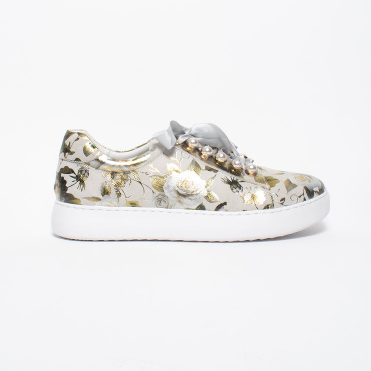 Gelato Bigger Green Garden Sneaker side. Size 42 womens shoes