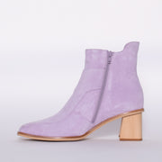 Tamara London Boho Lilac Suede Ankle Boot inside. Size 45 womens shoes