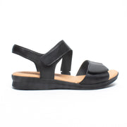 Hush Puppies Nessa Black Sandal side. Size 10 womens shoes