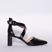 Tamara London Brat Black Shoe side. Size 42 womens shoes
