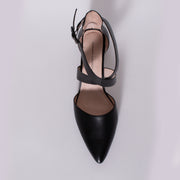 Tamara London Brat Black Shoe top. Size 42 womens shoes