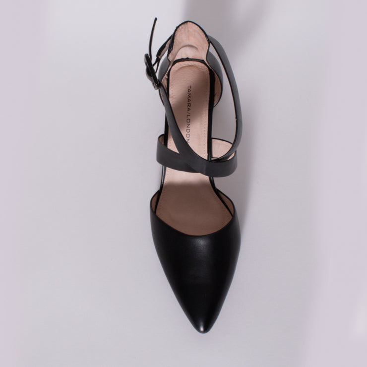 Tamara London Brat Black Shoe top. Size 42 womens shoes