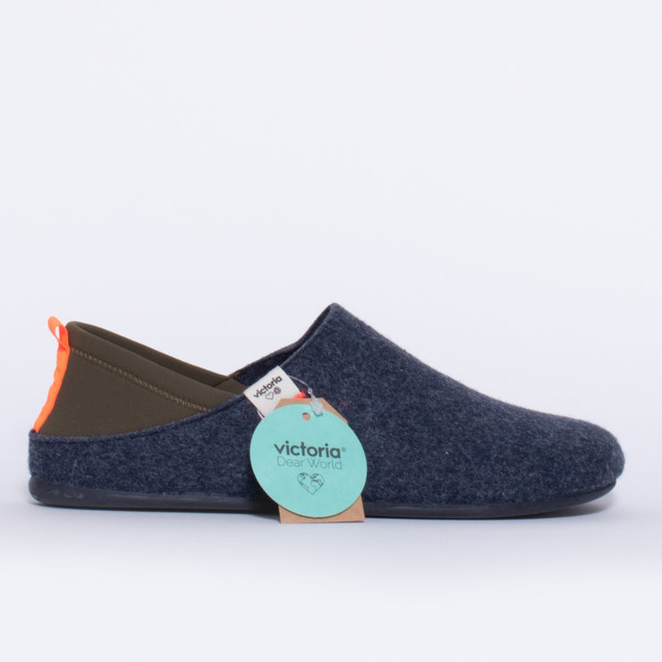 Victoria Cleo Marino Slipper side. Womens size 42 shoes