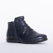 CBD Darion Navy Ankle Boot front. Size 43 womens shoes