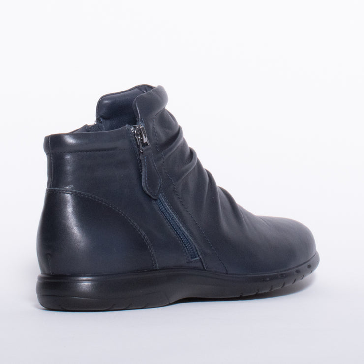 CBD Darion Navy Ankle Boot back. Size 44 womens shoes
