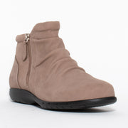 CBD Darion Taupe Nubuck Ankle Boot front. Size 45 women’s boots