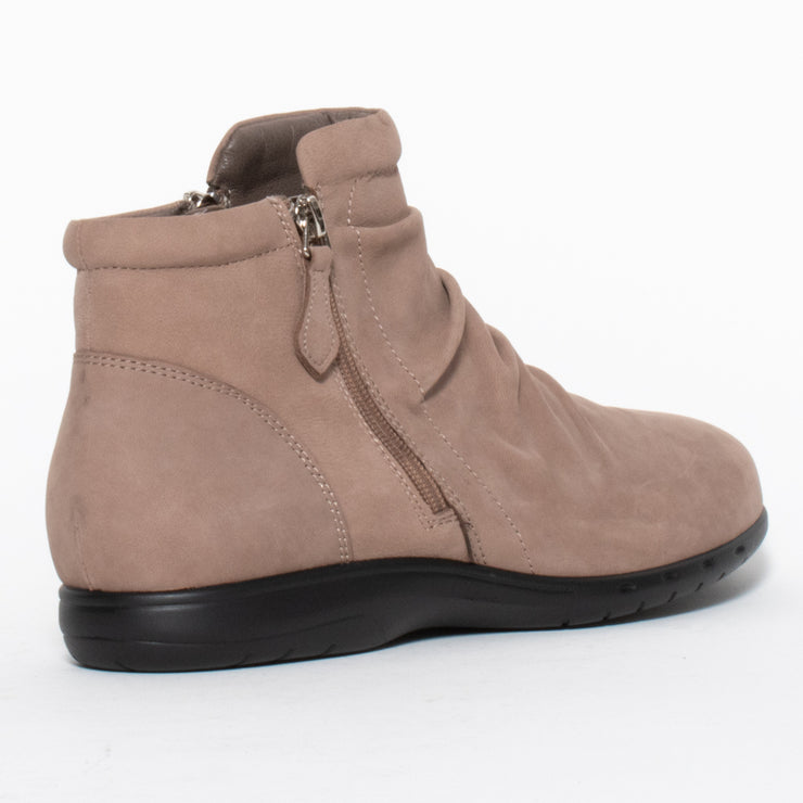 CBD Darion Taupe Nubuck Ankle Boot back. Size 44 women’s boots