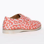 Rollie Derby Pink Leopard Print Shoes back. Size 43 women's lace up