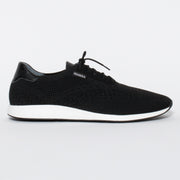 Frankie4 Dimity Black Sneaker side. Size 10 womens shoes