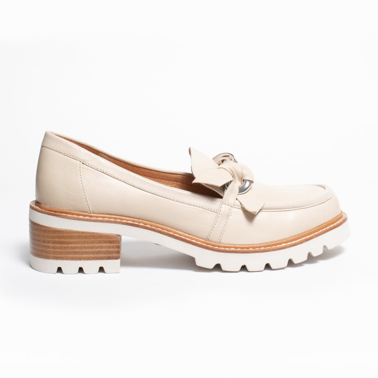 Bresley Dobbie Swan Loafer Shoe side. Size 42 womens shoes