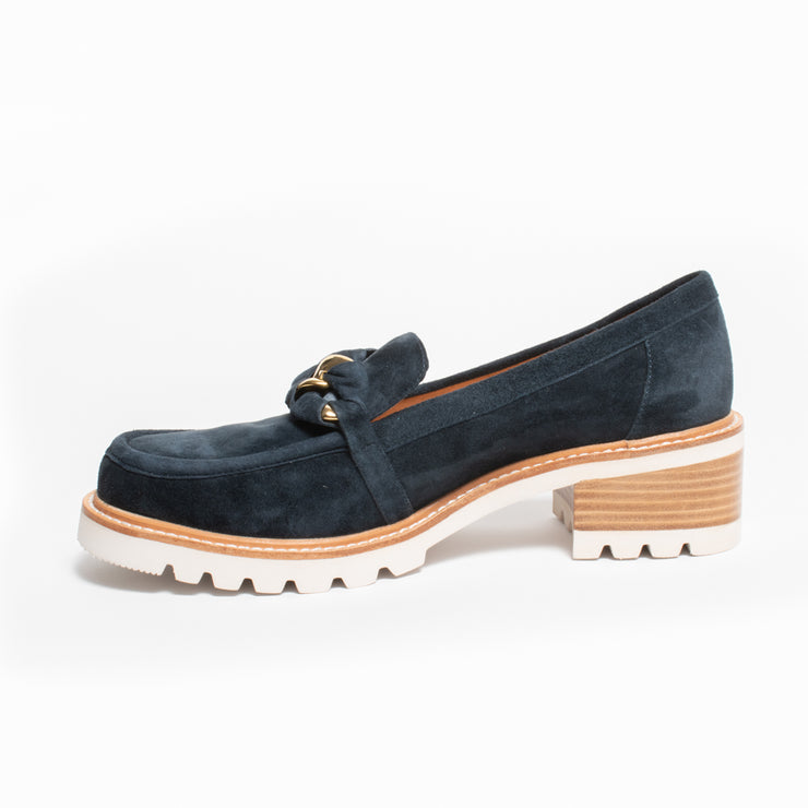 Bresley Dobbie Ink Suede Loafer Shoe inside. Size 45 womens shoes