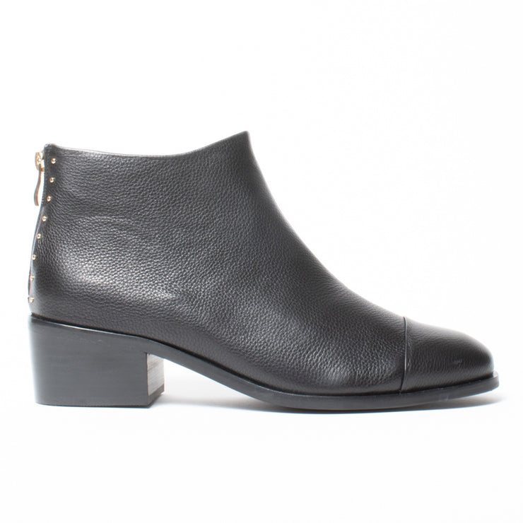 Bresley Drake Black Ankle Boot side. Size 42 womens shoes
