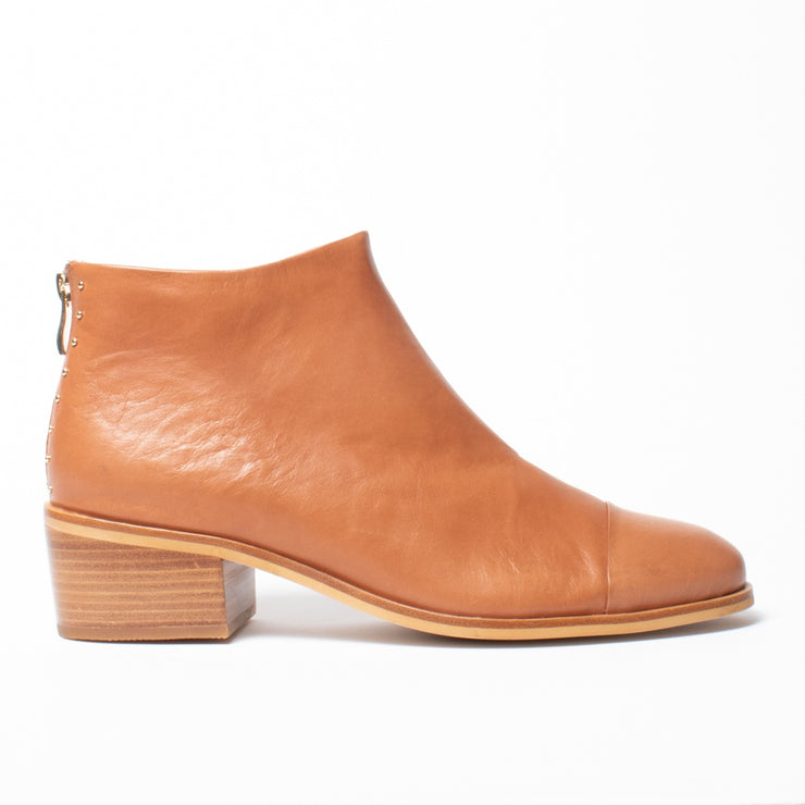 Bresley Drake Tan Ankle Boot side. Size 42 womens shoes