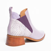 Bresley Ducal Lilac Multi Ankle Boot back. Size 44 womens shoes