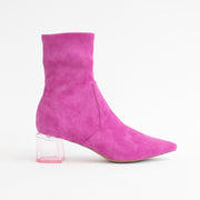 Minx Eden Candy Pink Ankle Boots side. Size 43 womens shoes