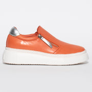 Gelato Eva Orange Sneaker side. Women's size 42 sneakers