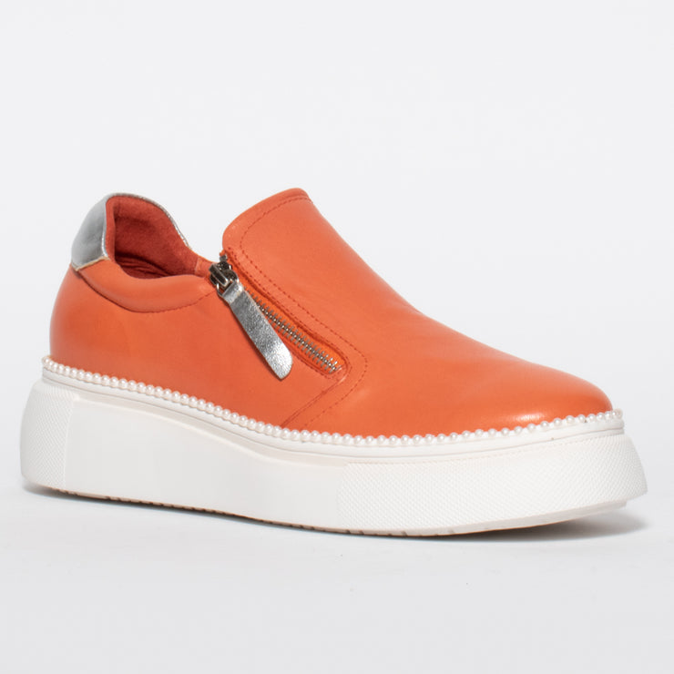 Gelato Eva Orange front. Women's size 43 sneakers