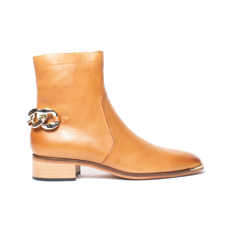 Django and Juliette Firat New Tan Ankle Boot side. Size 42 womens shoes