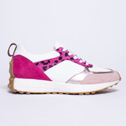 Gelato Flower Fuxia Leopard Multi Sneaker side. Womens size 42 sneakers