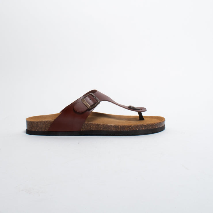 Plakton Georgia Chestnut Sandal side. Size 42 womens shoes