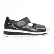 Ziera Gialisse Black Sandal side. Size 42 womens shoes