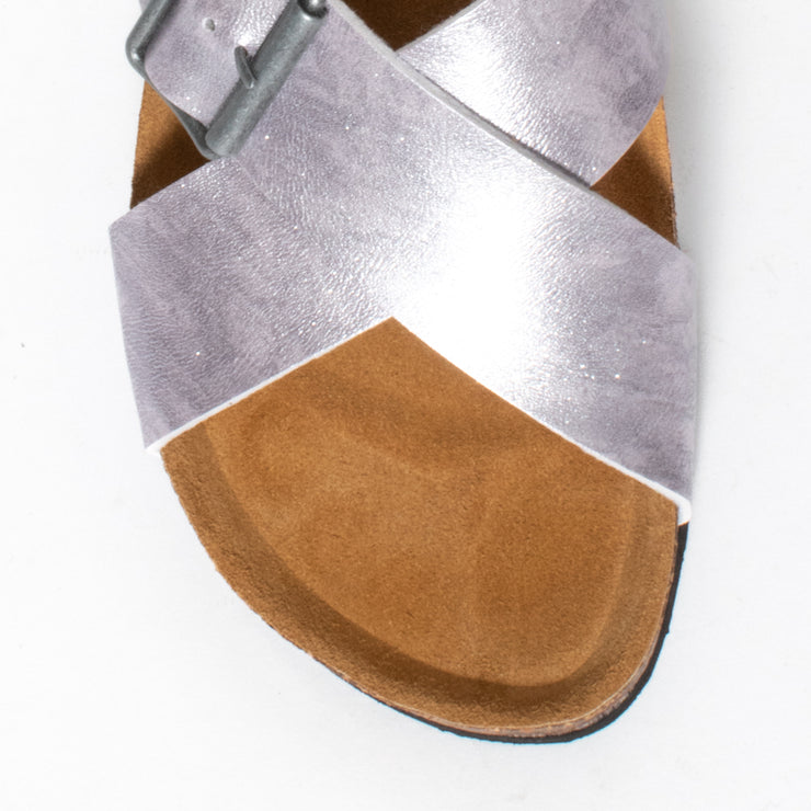 Plakton Gina Luna Silver sandal toe. Size 42 womens shoes