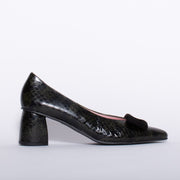 Dansi Hada Dk Khaki Snake Print Shoe side. Size 42 womens shoes