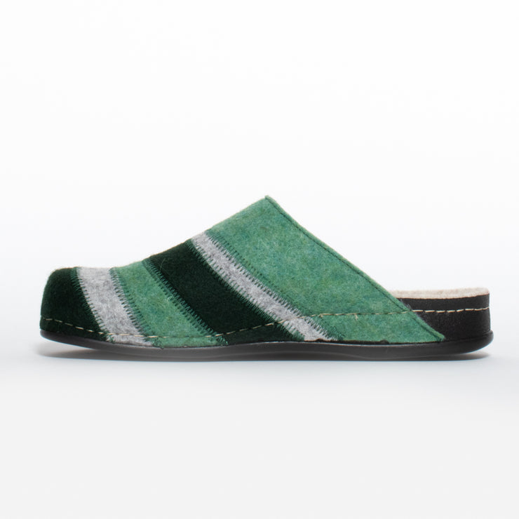 Dr Feet Hannah Green Multi Slipper inside. Size 45 womens shoes