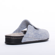 Dr Feet Harriet Grey Slipper back. Size 44 womens shoes