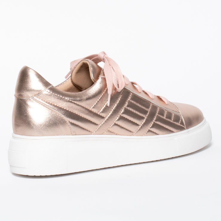 Gelato Hendrix Rose Gold Sneaker back. Womens size 43 shoes
