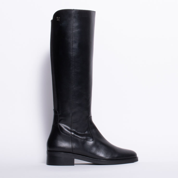 Dansi Honor Black Long Boot side. Size 42 womens shoes