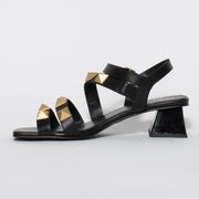 Dansi Isadora Black Sandal inside. Size 45 womens shoes